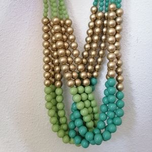 Statement Necklace Women's Long Beaded, Boutique